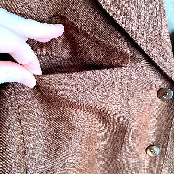 Emma James Brown Buttondown Blazer - Picture 4 of 8